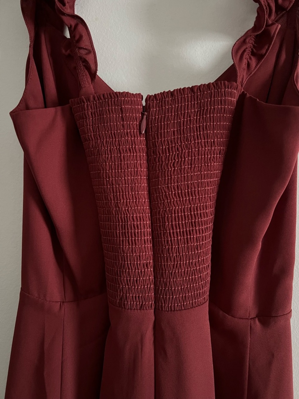 Sunday Best Burgundy Red Dress - Picture 7 of 7